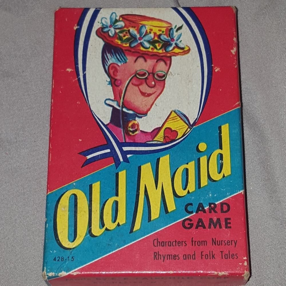 Vintage Old Maid Card Game by E. E. Fairchild: Classic Fun for All Ages